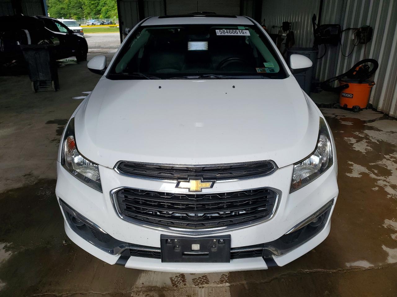 2015 Chevrolet Cruze Ltz White vin: 1G1PG5SB2F7111194