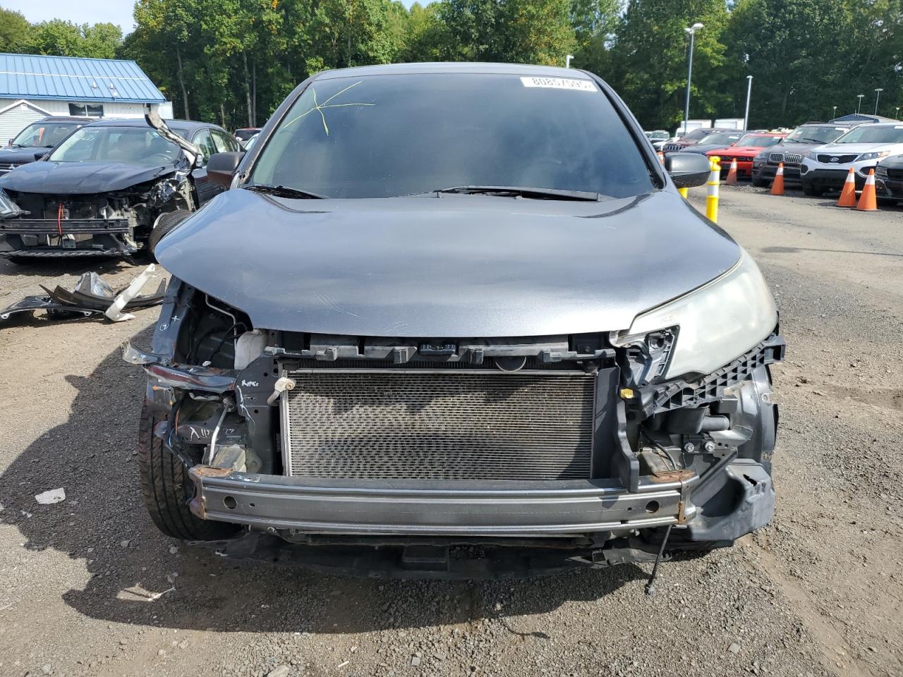2012 Honda Cr-v Lx Gray vin: 2HKRM4H38CH620734