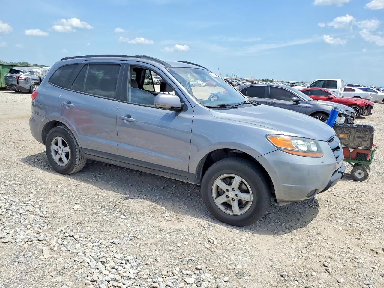 2008 Hyundai Santa Fe Gls Серебряный vin: 5NMSG13DX8H167700