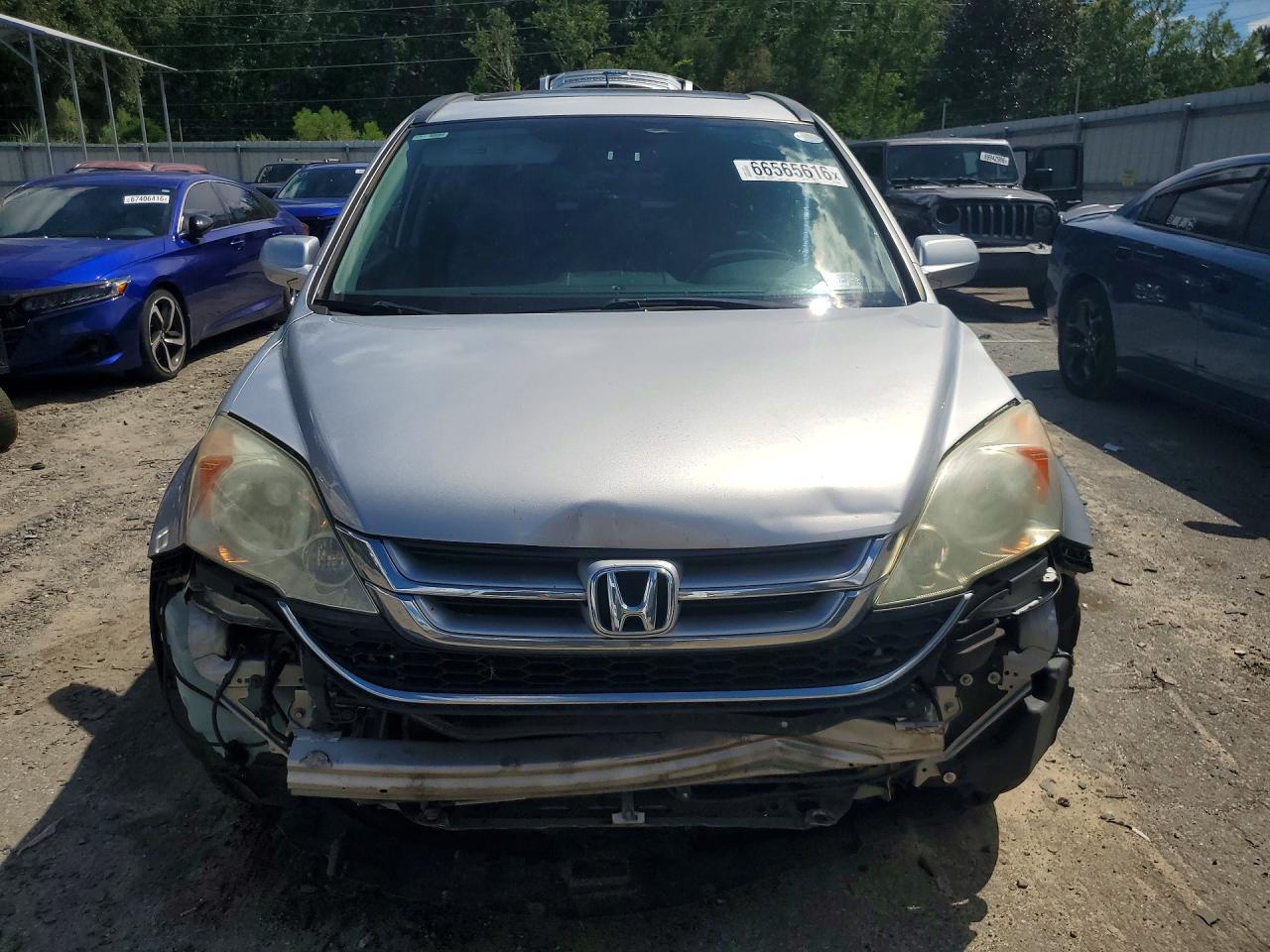 2010 Honda Cr-v Exl Silver vin: 5J6RE4H7XAL019540
