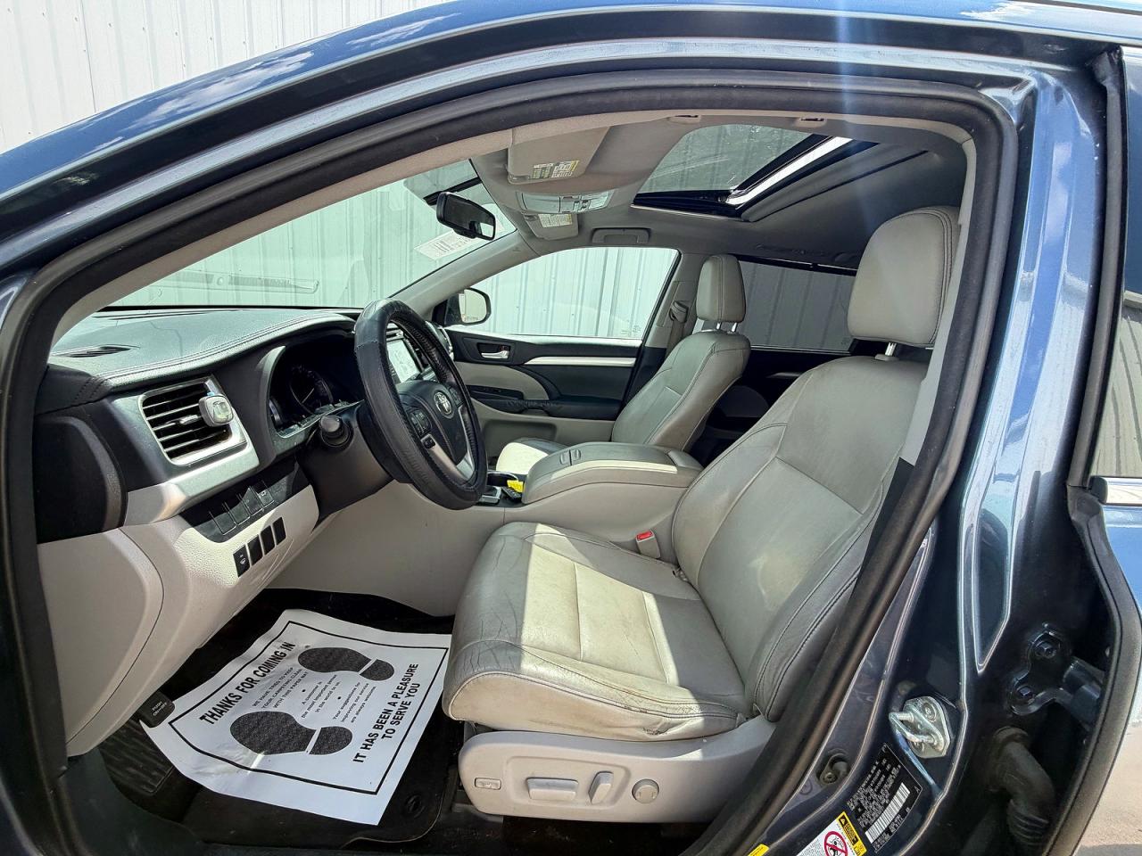 2014 Toyota Highlander Xle Blue vin: 5TDKKRFH8ES037371