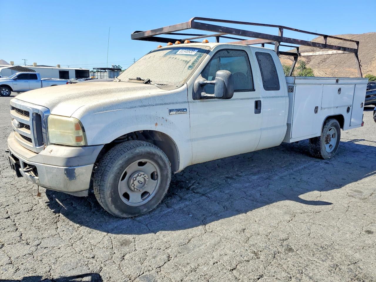 2005 Ford F350 Srw Super Duty White vin: 1FDSX34P45EA96363