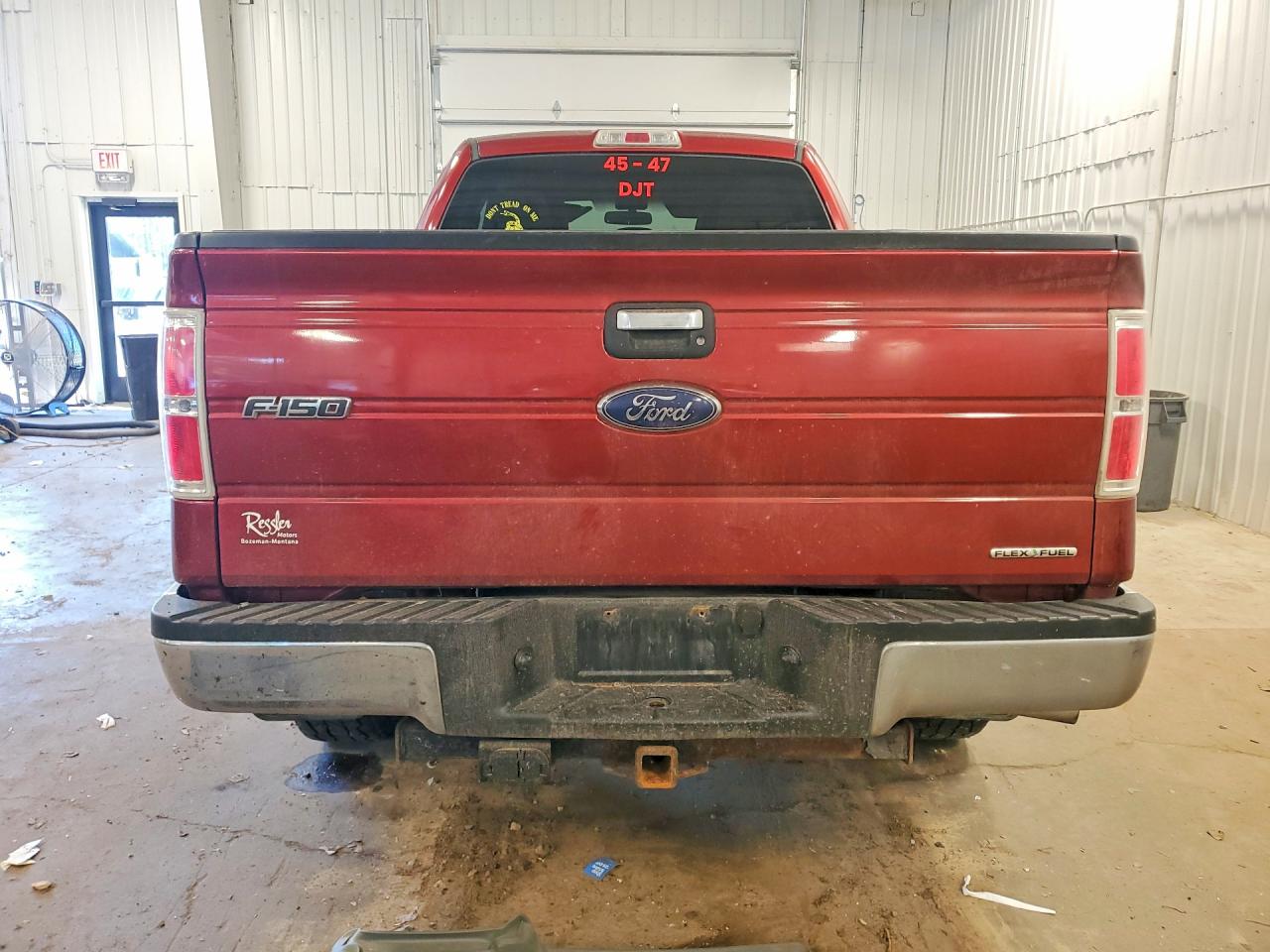 2014 Ford F150 Super Cab Maroon vin: 1FTFX1EF4EKF58325