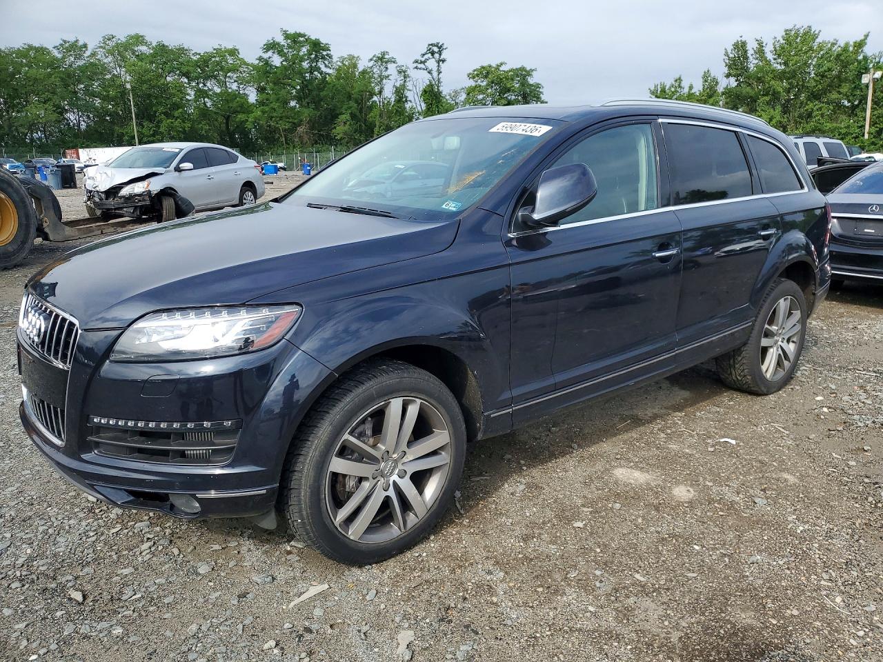 2012 Audi Q7 Premium Plus Синий vin: WA1LMAFE6CD008170