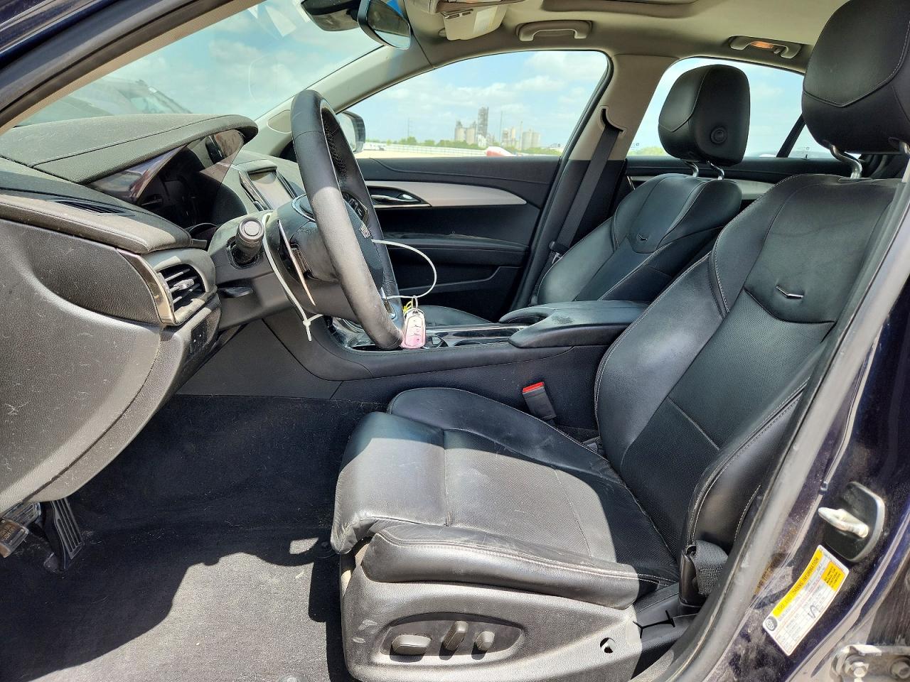 2015 Cadillac Ats Performance Blue vin: 1G6AJ5SX7F0121449