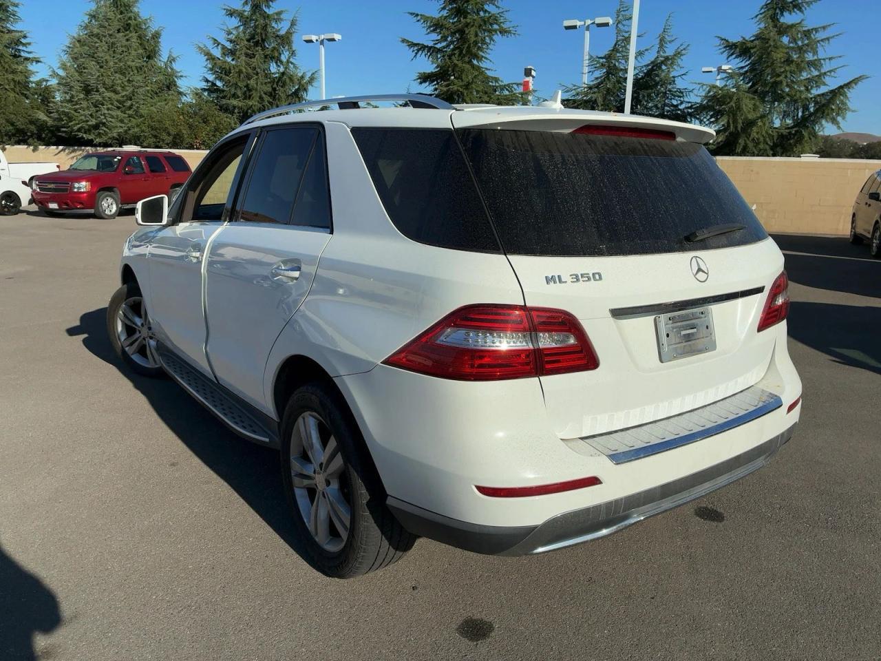 2015 Mercedes-benz Ml 350 White vin: 4JGDA5JB3FA559214