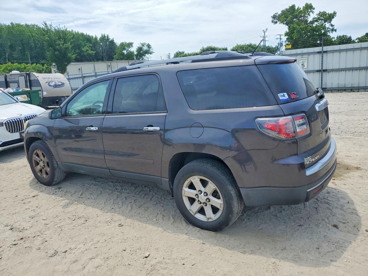2014 Gmc Acadia Sle Black vin: 1GKKRPKD6EJ215265