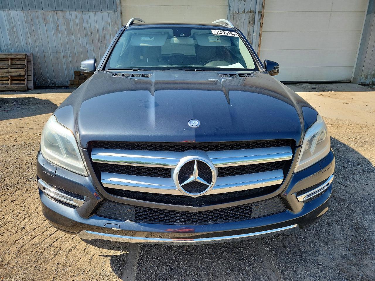 2014 Mercedes-benz Gl 450 4matic Charcoal vin: 4JGDF7CE0EA278538