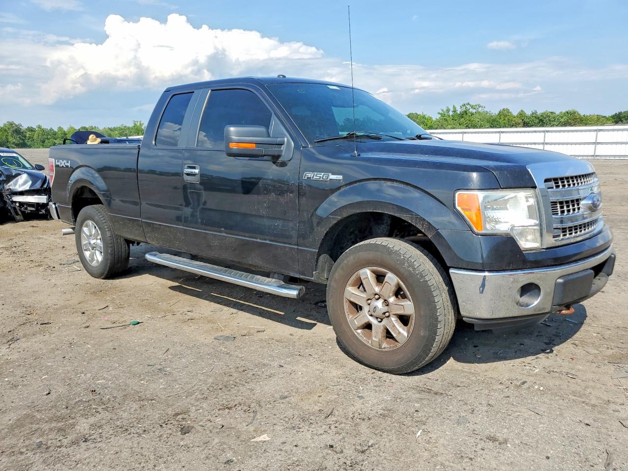 2014 Ford F150 Super Cab Black vin: 1FTEX1EM5EFA54871
