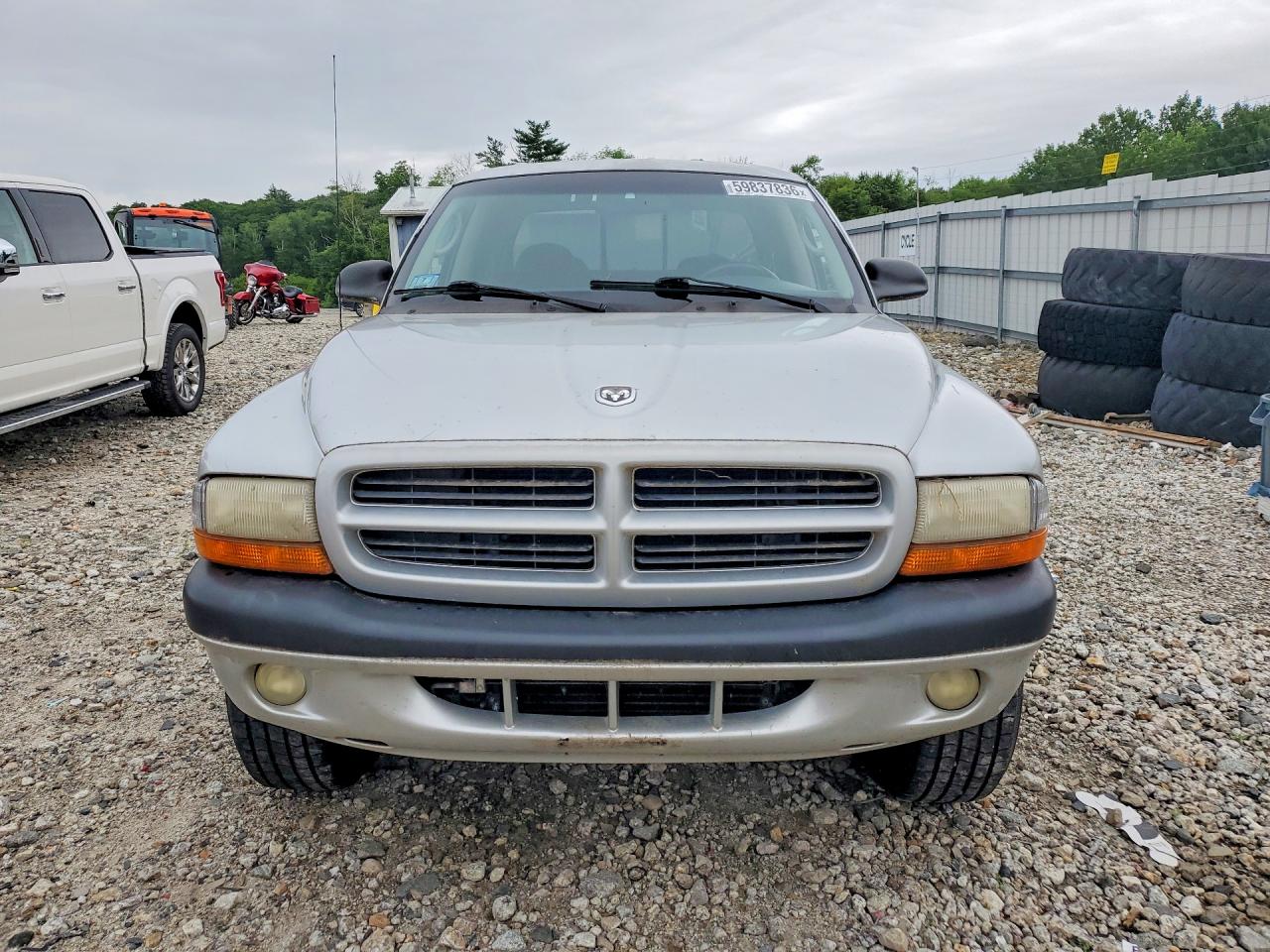 2001 Dodge Dakota Quad Silver vin: 1B7GG2AZ91S135132