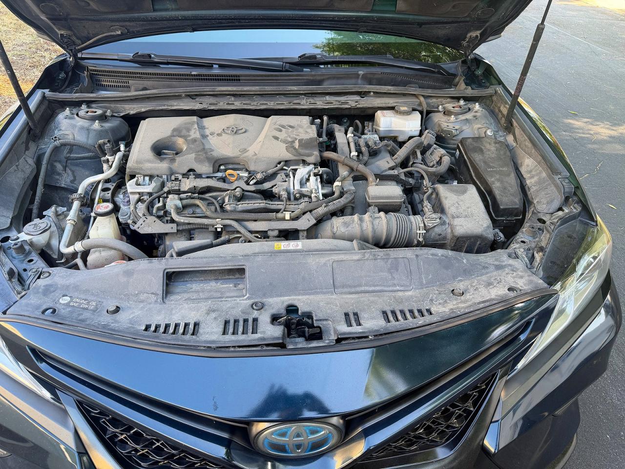 2020 Toyota Camry Hybrid Se Blue vin: 4T1G31AK3LU016262