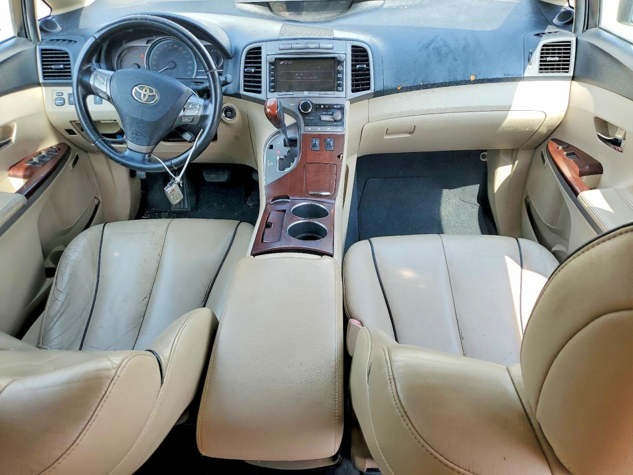 2009 Toyota Venza Fwd V6 White vin: 4T3ZK11A19U007837