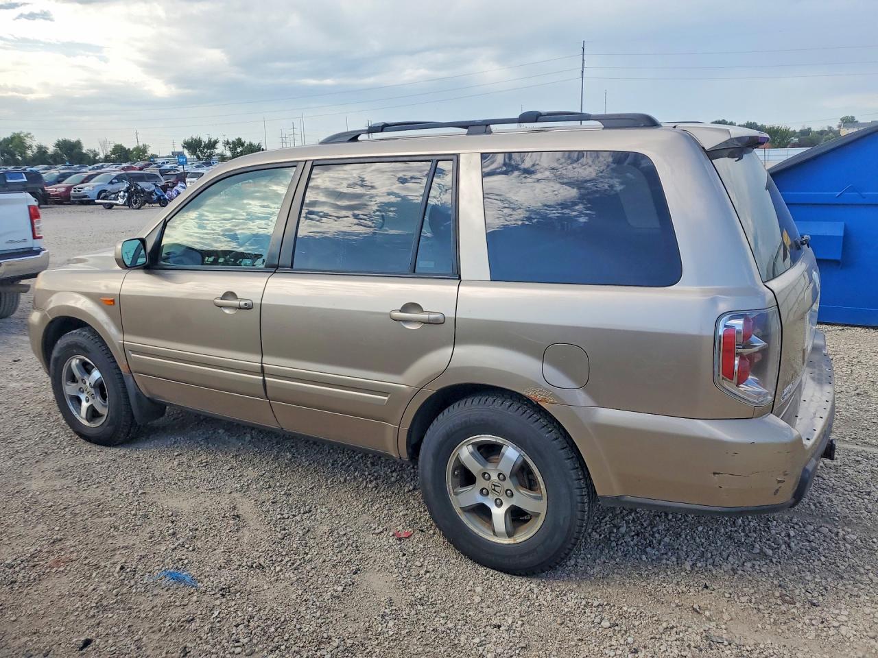 2007 Honda Pilot Exl Gold vin: 5FNYF18547B010064