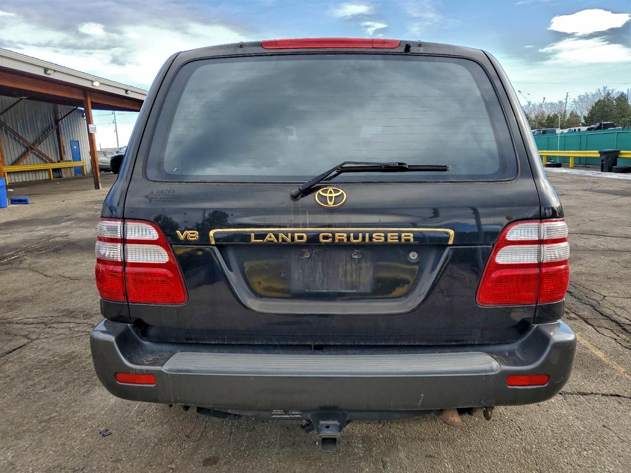 2003 Toyota Land Cruiser Black vin: JTEHT05J932046409