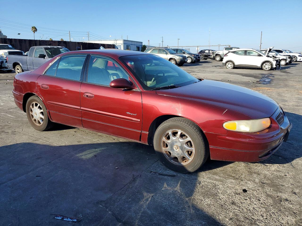 2001 Buick Regal Ls Burgundy vin: 2G4WB55K211337816