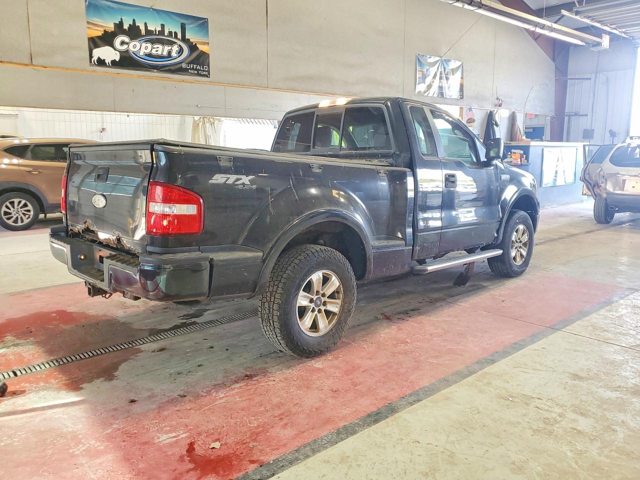 2007 Ford F150 Black vin: 1FTRF04WX7KC21401