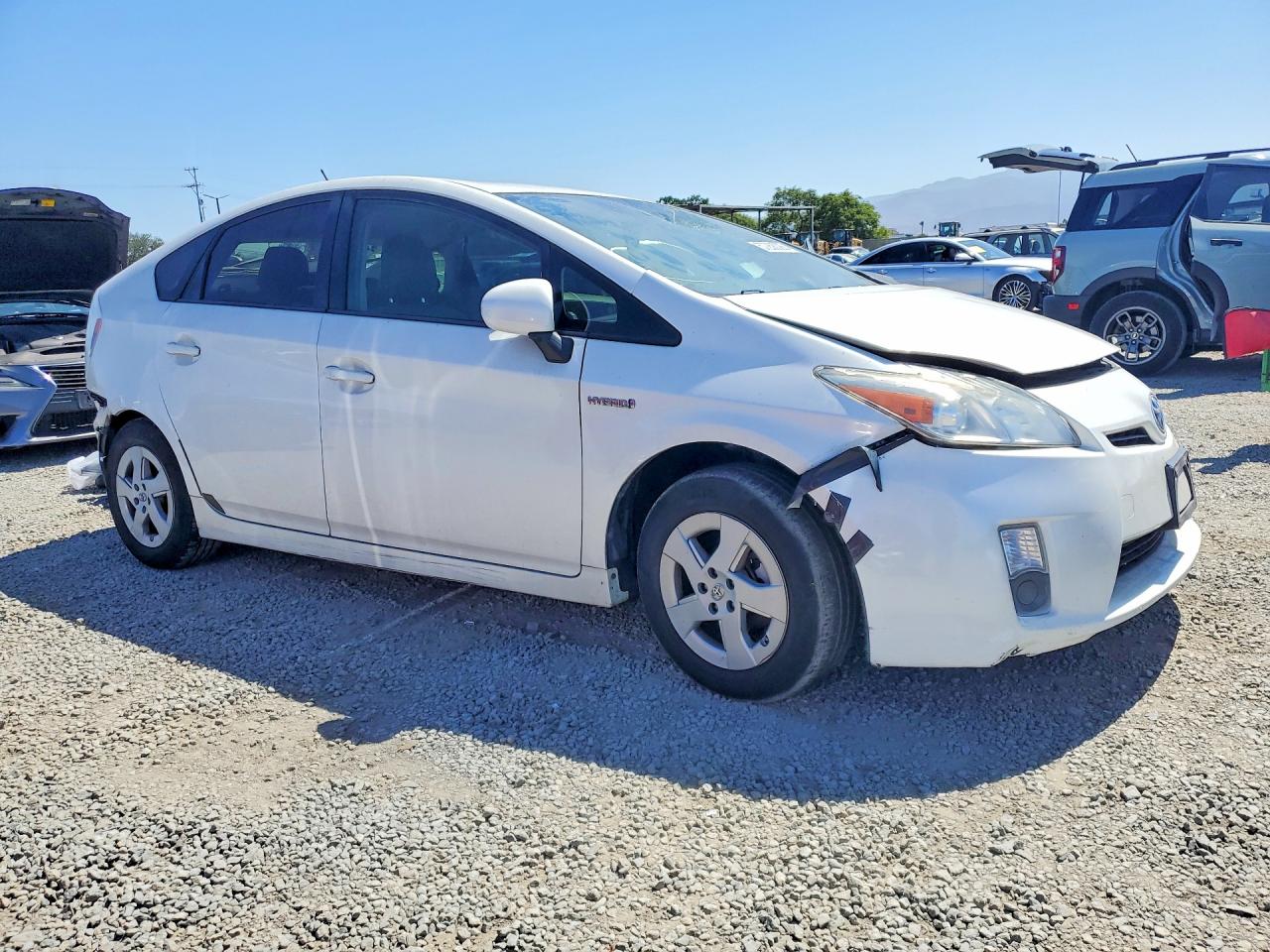 2011 Toyota Prius Four White vin: JTDKN3DU3B0257133