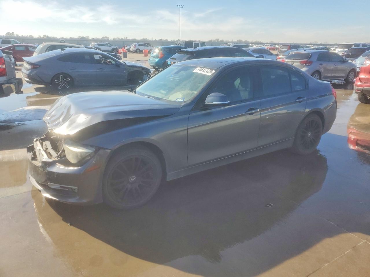 2013 Bmw 328 I Gray vin: WBA3A5C55DF354238
