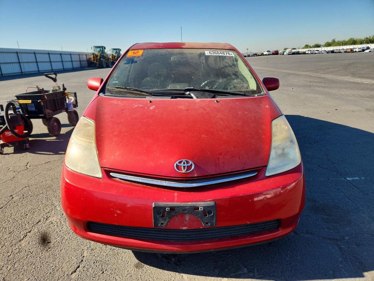 2008 Toyota Prius Base Red vin: JTDKB20U487749534