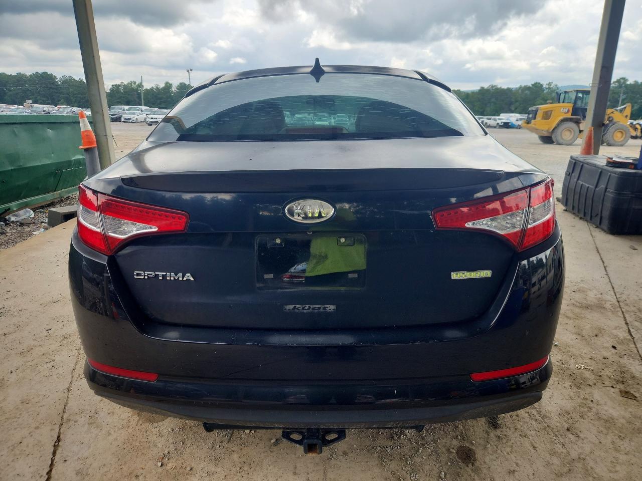 2012 Kia Optima Hybrid Black vin: KNAGM4ADXC5017064