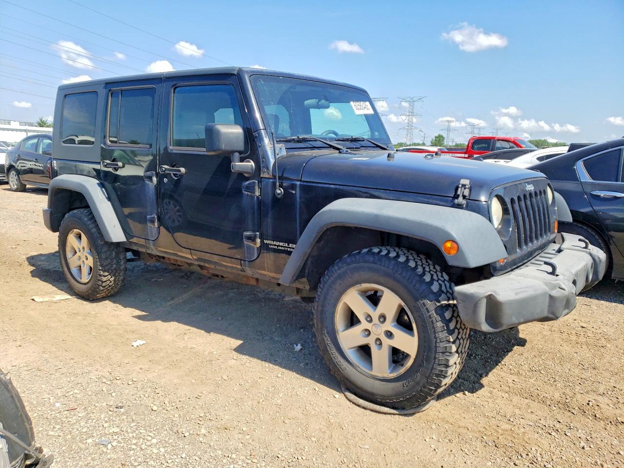 2007 Jeep Wrangler X Black vin: 1J4GA39127L196518