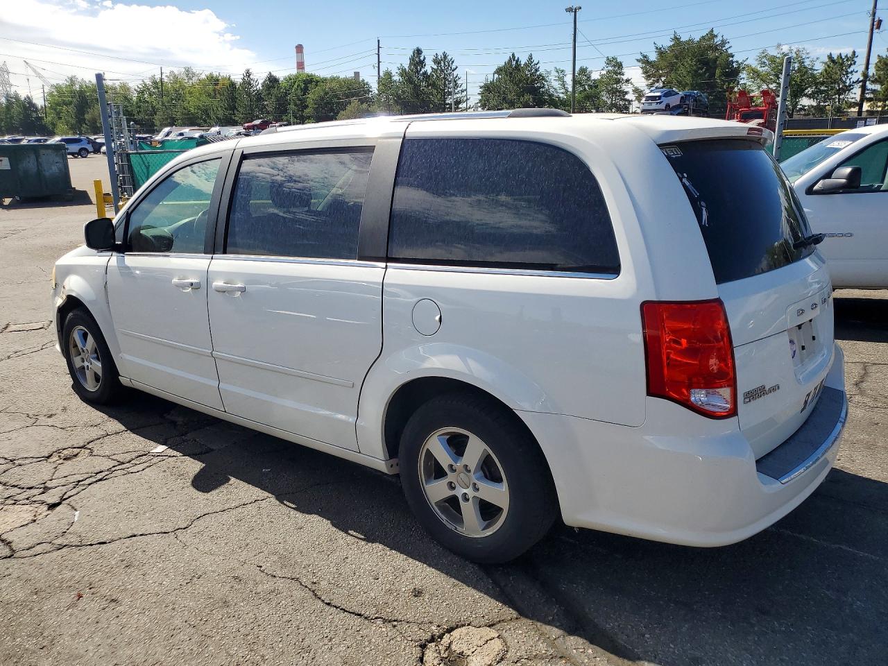 2011 Dodge Grand Caravan Crew White vin: 2D4RN5DG2BR649971