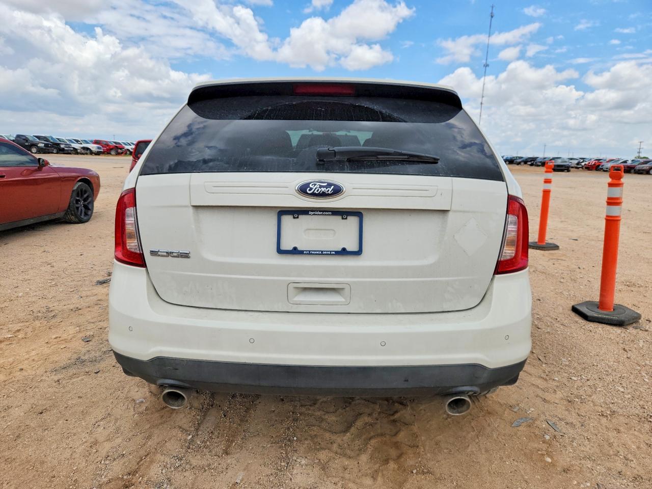 2013 Ford Edge Se White vin: 2FMDK3GC0DBA95432