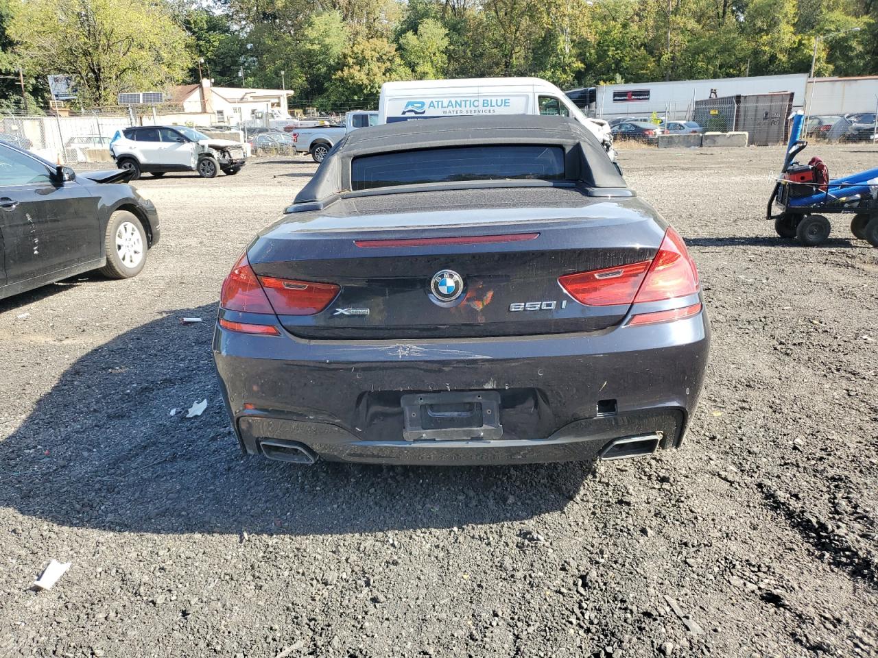 2013 Bmw 650 Xi Blue vin: WBAYP1C57DDX00721