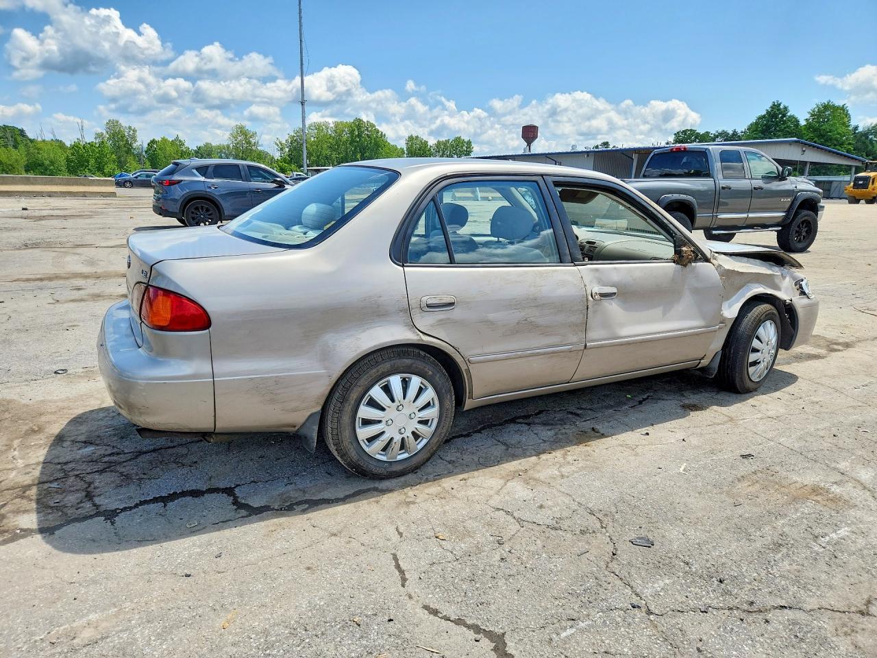 2002 Toyota Corolla Le Бежевый vin: 2T1BR12E82C548835