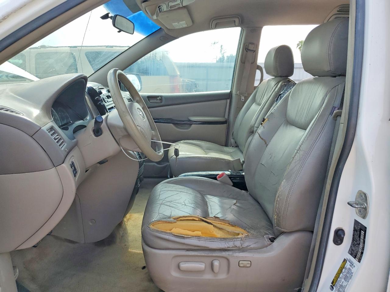 2005 Toyota Sienna Le 8 Passenger White vin: 5TDZA23C65S313113
