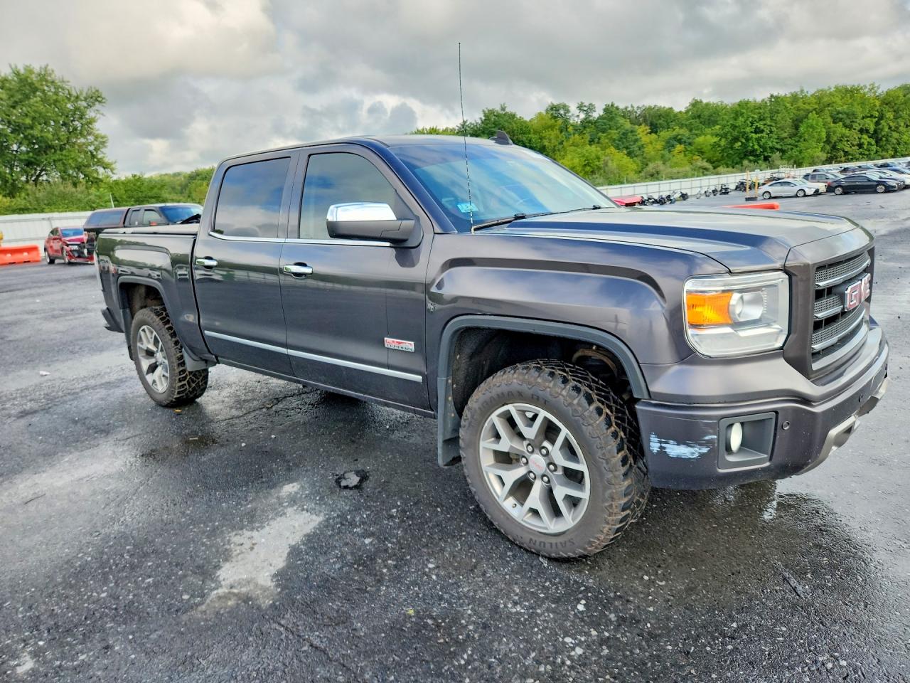 2015 Gmc Sierra K1500 Slt Gray vin: 3GTU2VEC0FG332634
