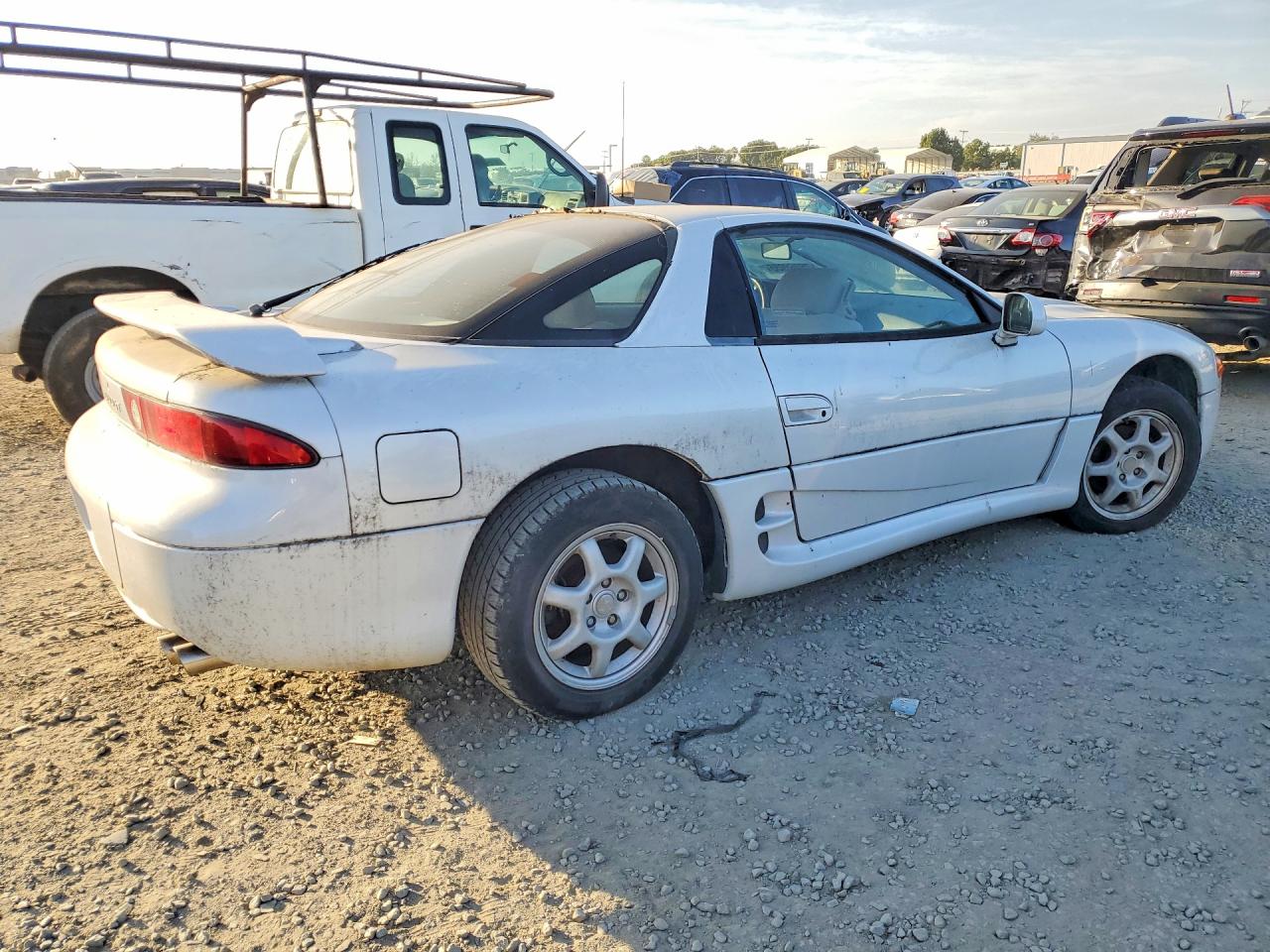 1996 Mitsubishi 3000 Gt White vin: JA3AM84J7TY005324