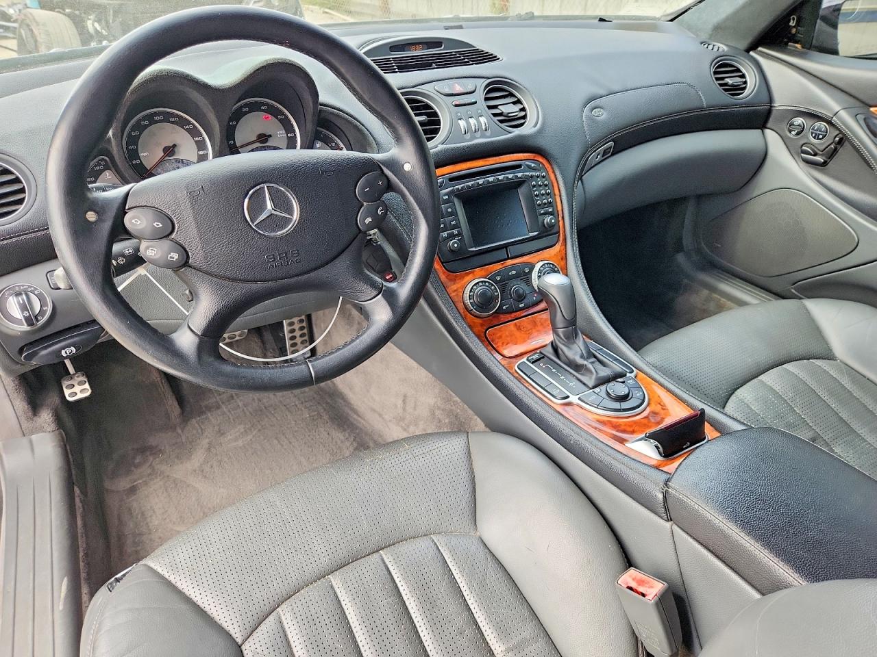 2004 Mercedes-benz Sl 55 Amg Black vin: WDBSK74F14F078959