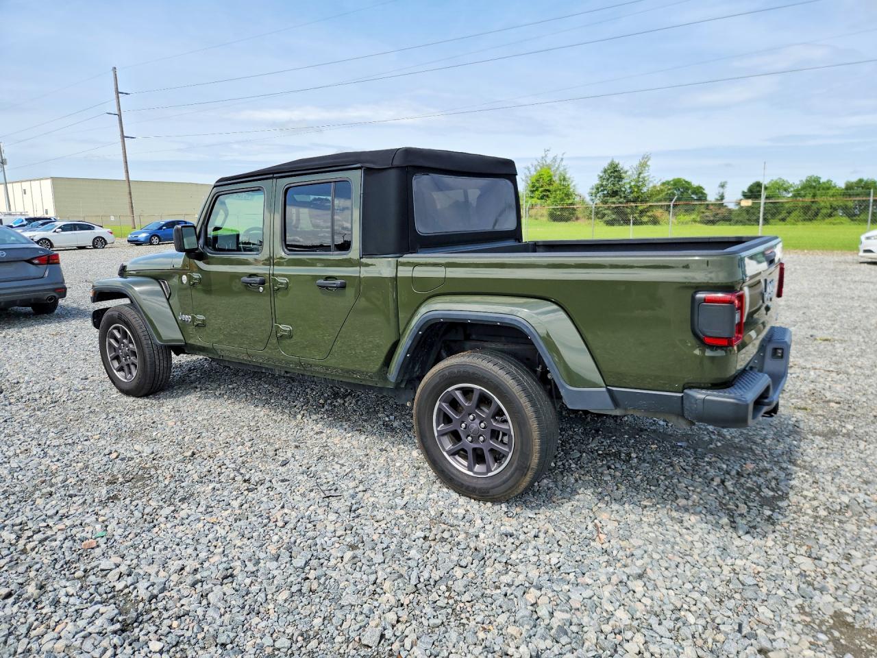 2022 Jeep Gladiator Overland Green vin: 1C6HJTFG2NL129487