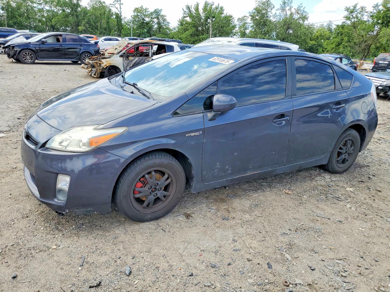 2011 Toyota Prius Two Серый vin: JTDKN3DU3B0267063