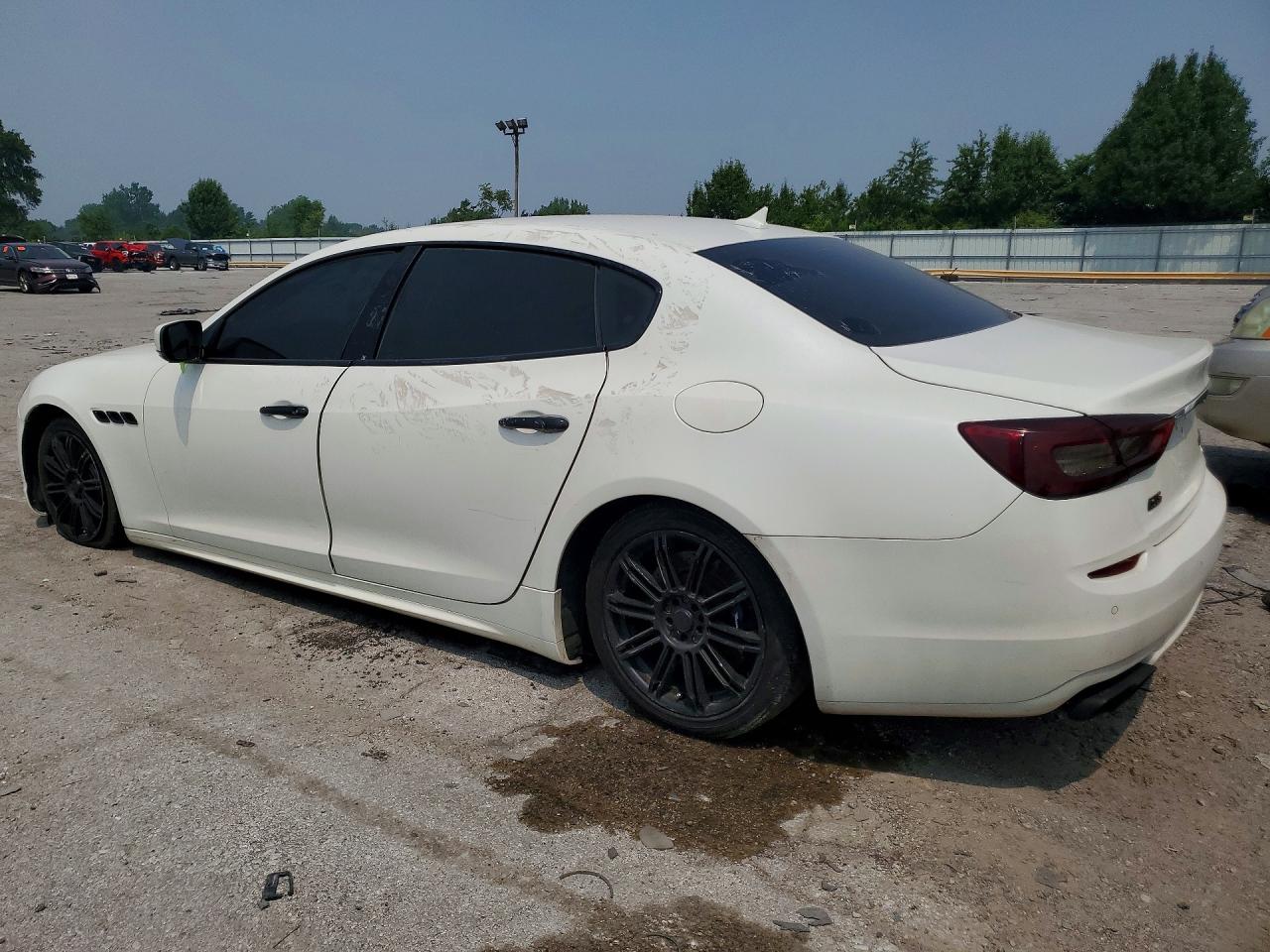 2015 Maserati Quattroporte Gts White vin: ZAM56PPA1F1142013