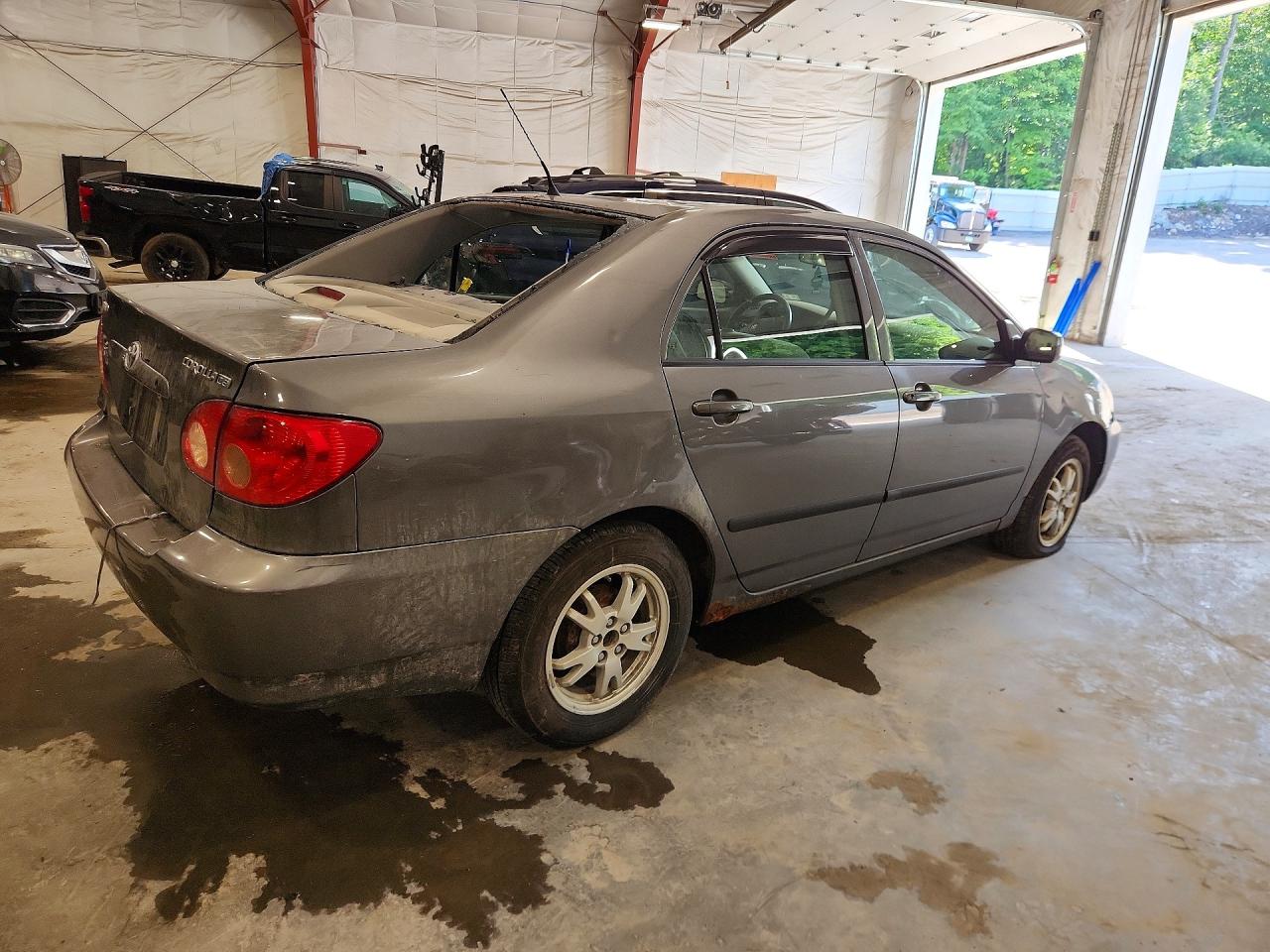 2008 Toyota Corolla Ce Gray vin: 2T1BR32E68C871768