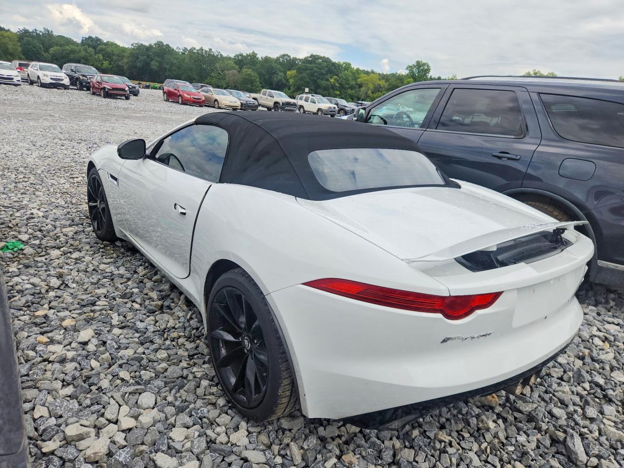 2014 Jaguar F-type S Белый vin: SAJWA6FC7E8K07698