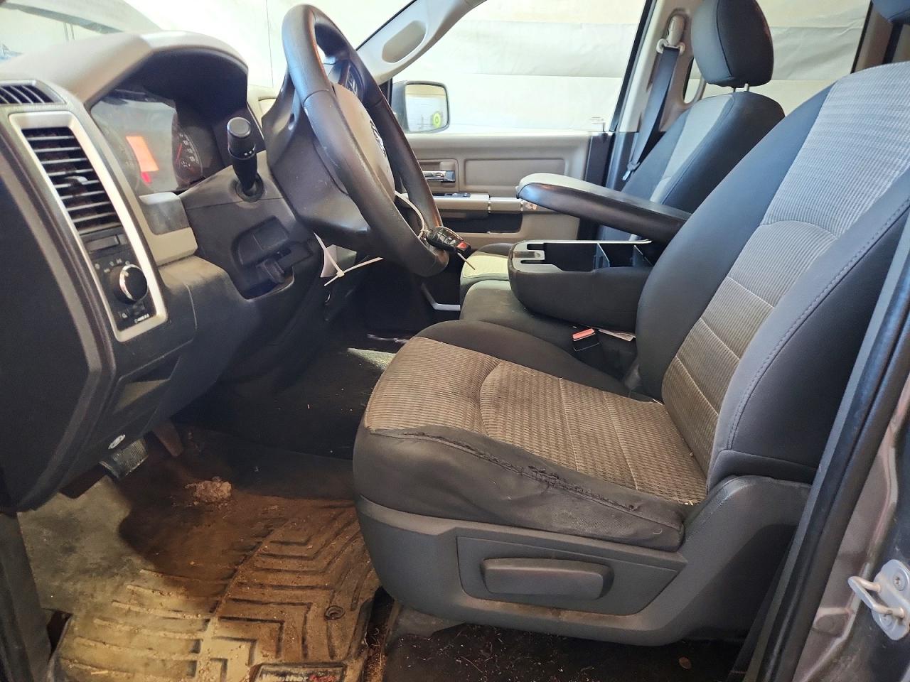 2012 Dodge Ram 1500 Slt Gray vin: 1C6RD7GP8CS103545