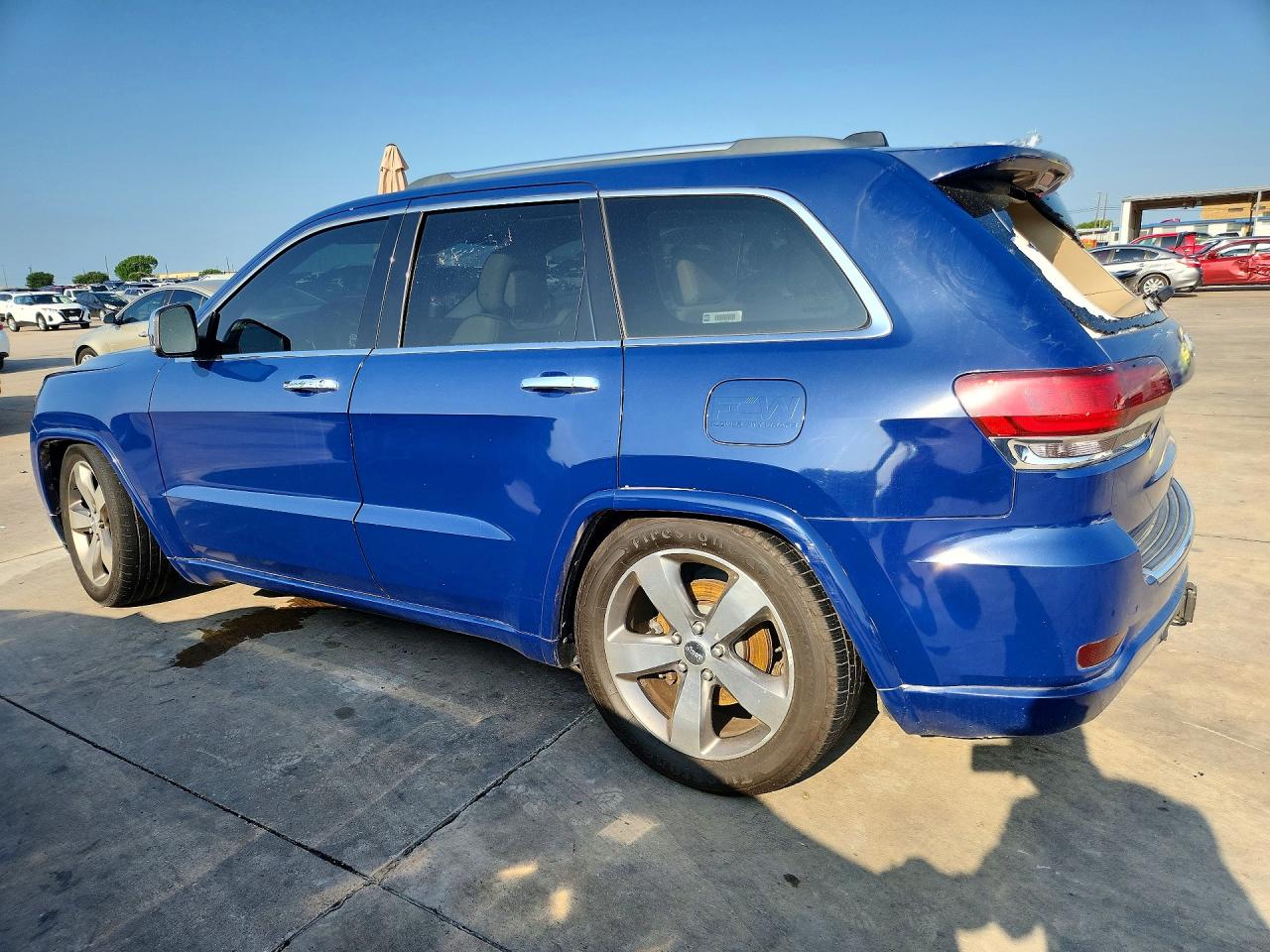 2015 Jeep Grand Cherokee Overland Blue vin: 1C4RJFCGXFC753333