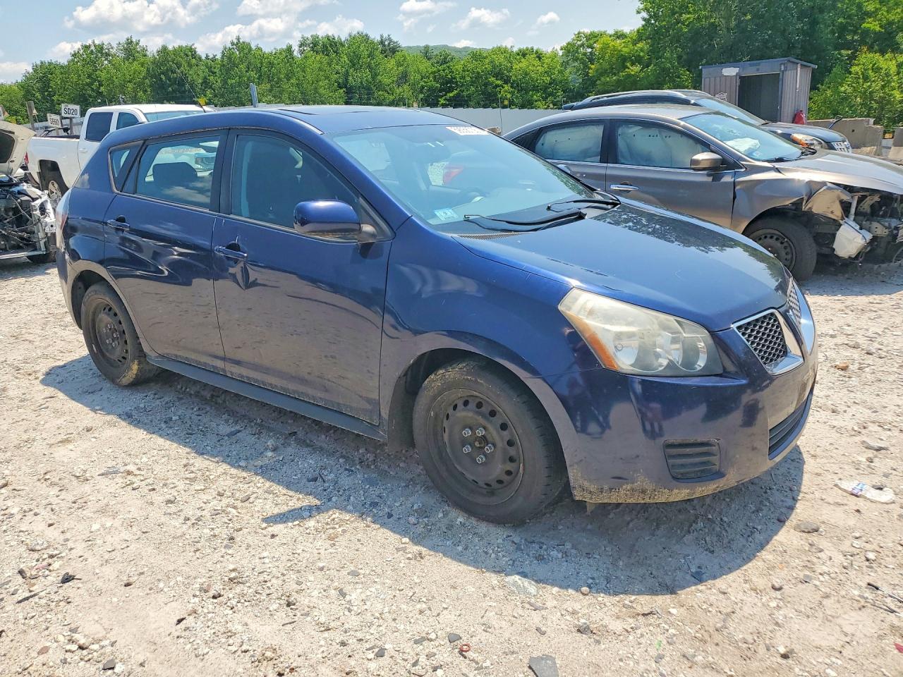 2009 Pontiac Vibe Синий vin: 5Y2SP67079Z462500