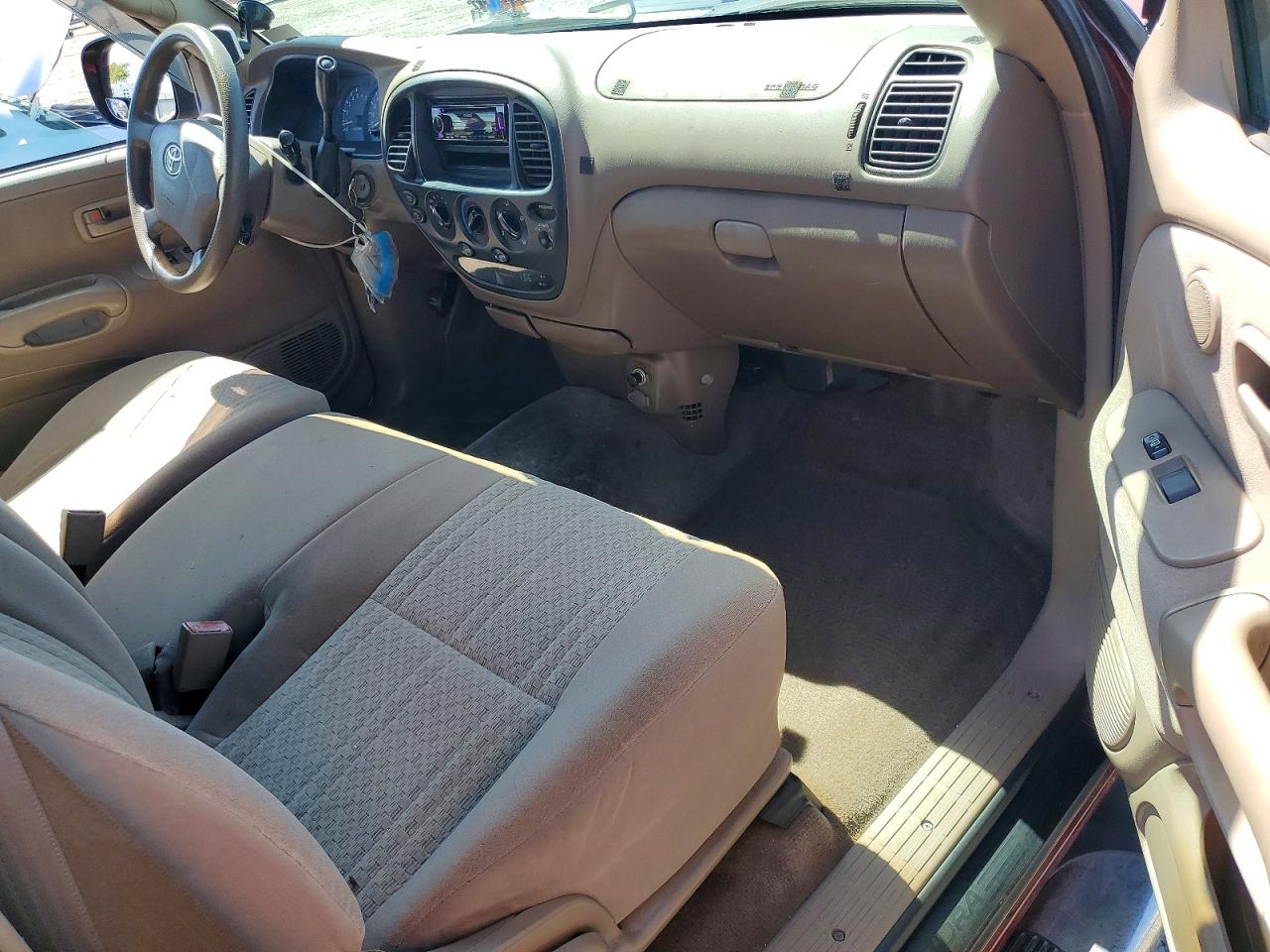 2003 Toyota Tundra Access Cab Sr5 Burgundy vin: 5TBRT34113S419908