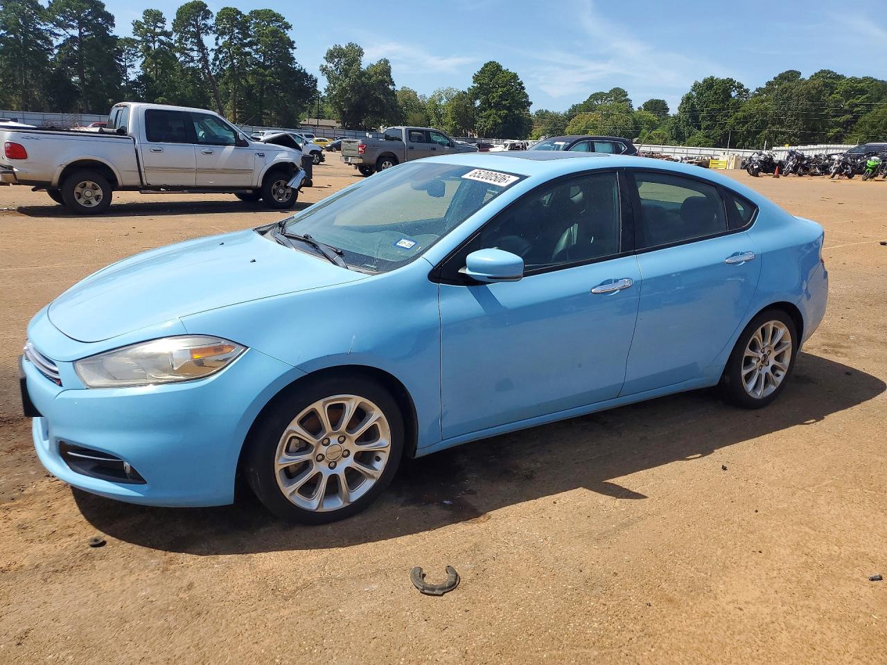 2013 Dodge Dart Limited Синий vin: 1C3CDFCA4DD293493