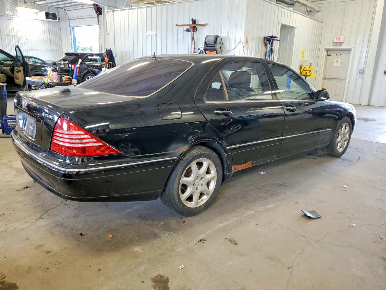 2006 Mercedes-benz S 500 4matic Black vin: WDBNG84JX6A466104