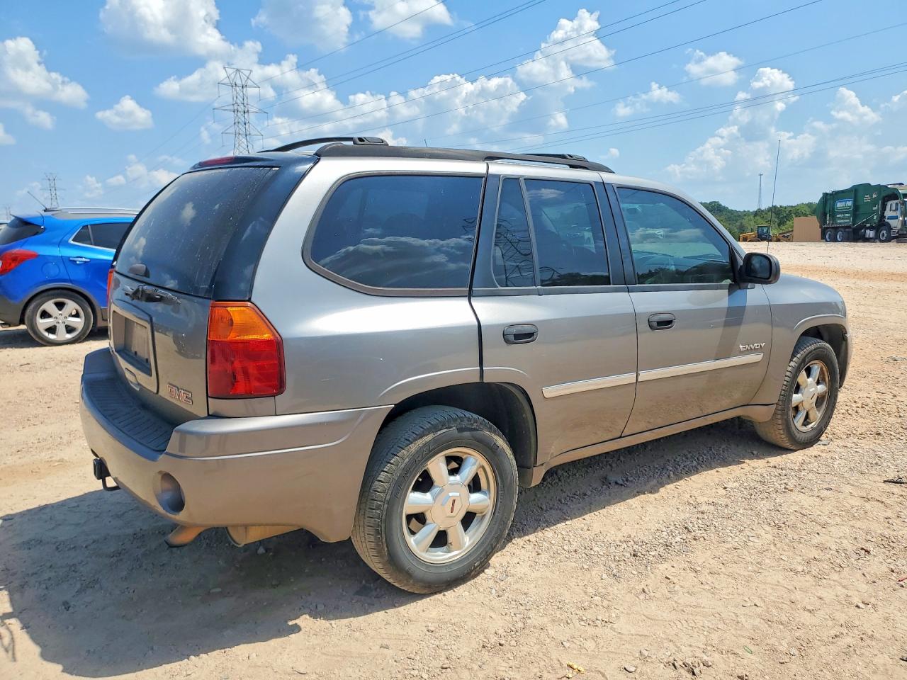 2006 Gmc Envoy Gray vin: 1GKDS13S662244686