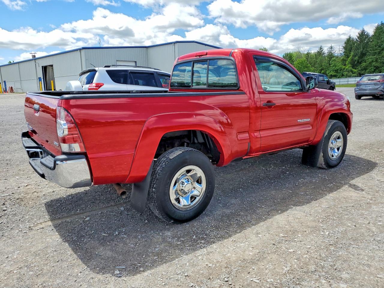 2009 Toyota Tacoma Base Red vin: 5TEPX42N29Z614782