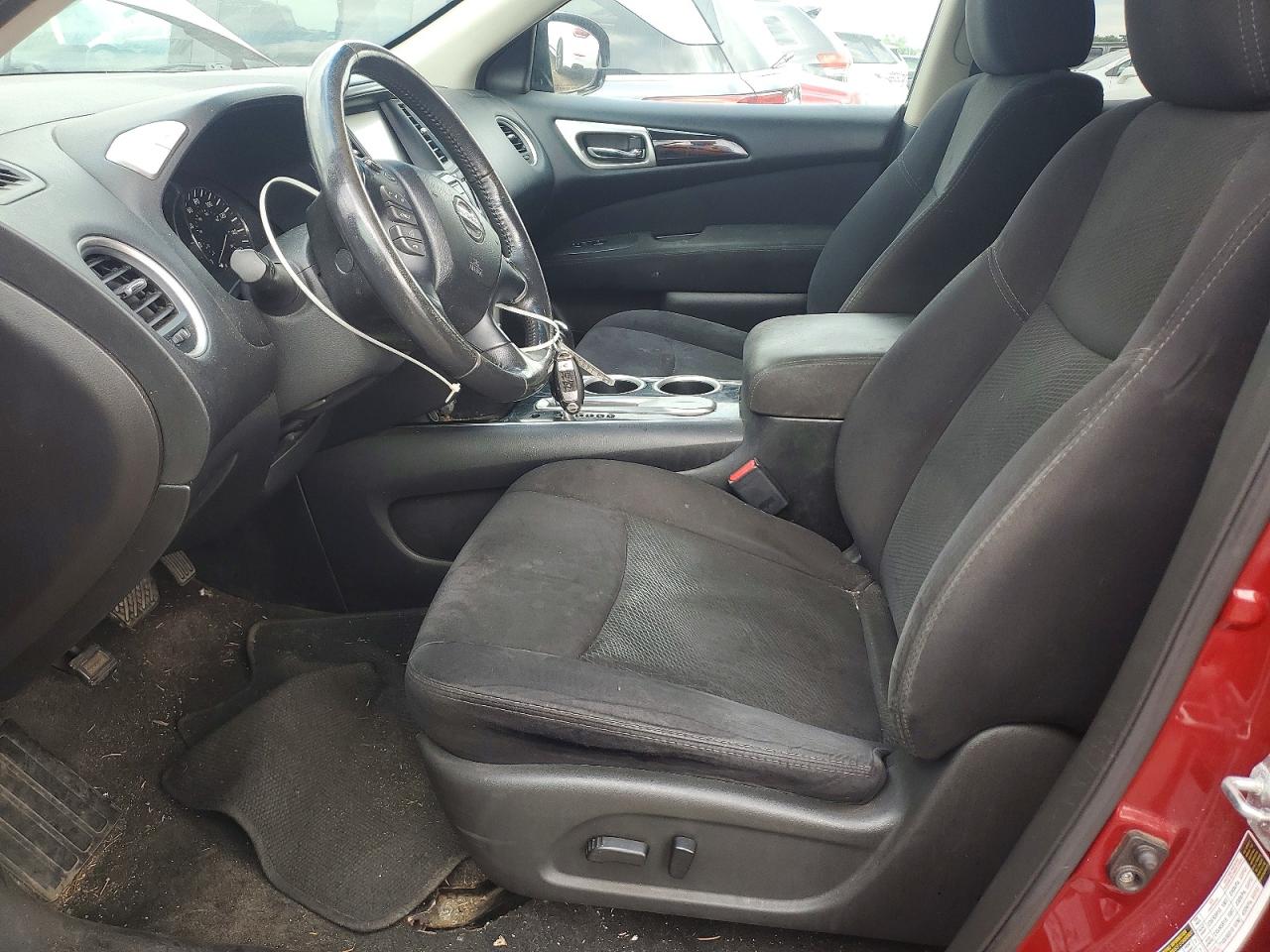 2015 Nissan Pathfinder Sv Красный vin: 5N1AR2MN8FC656705