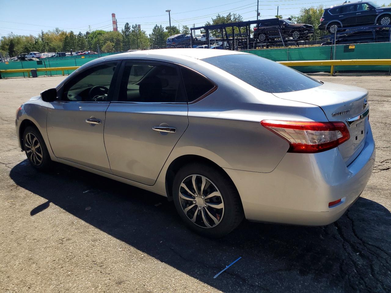 2014 Nissan Sentra Sv Silver vin: 3N1AB7AP3EY261738