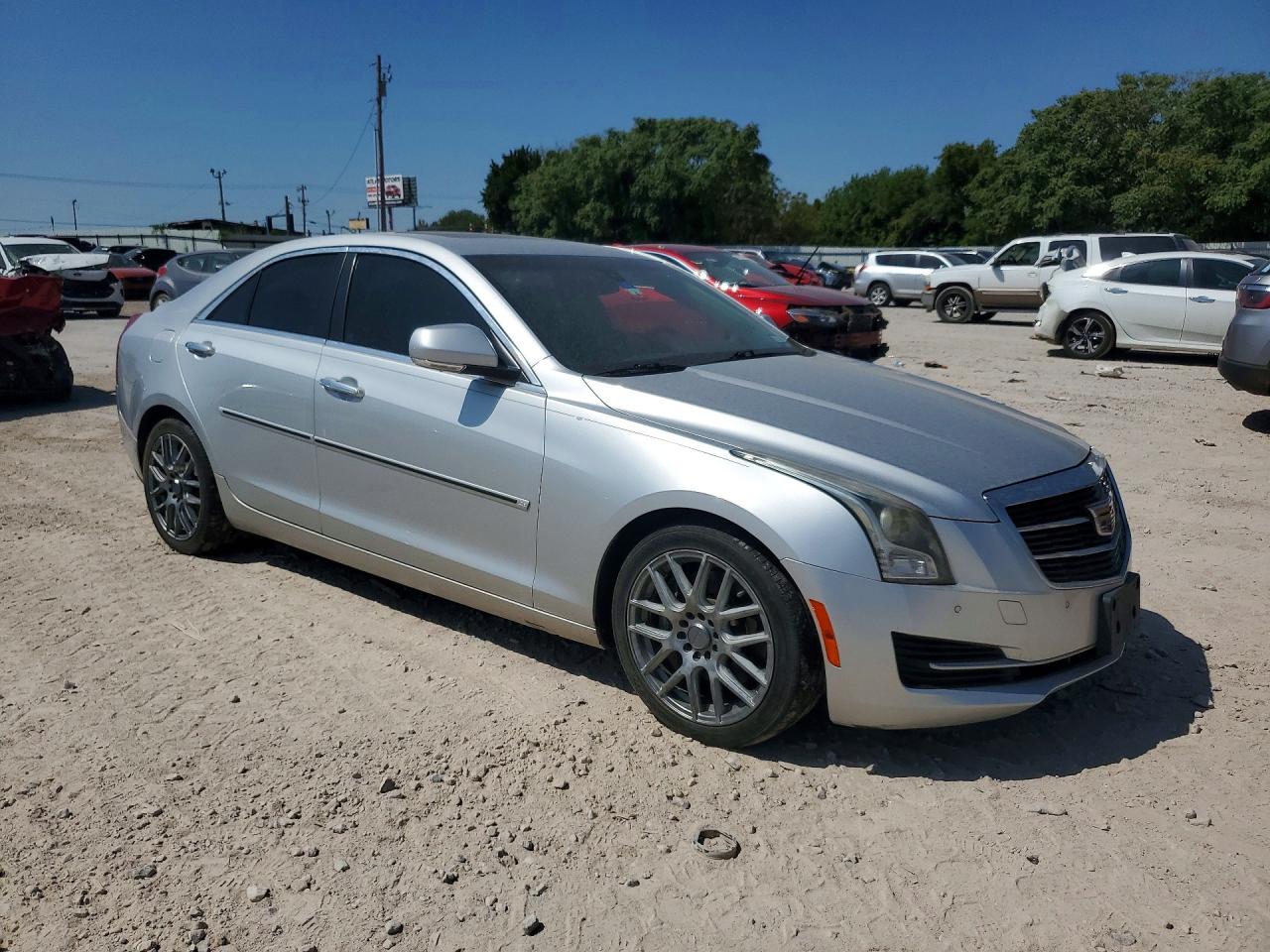 2015 Cadillac Ats Luxury Silver vin: 1G6AB5RX2F0124004