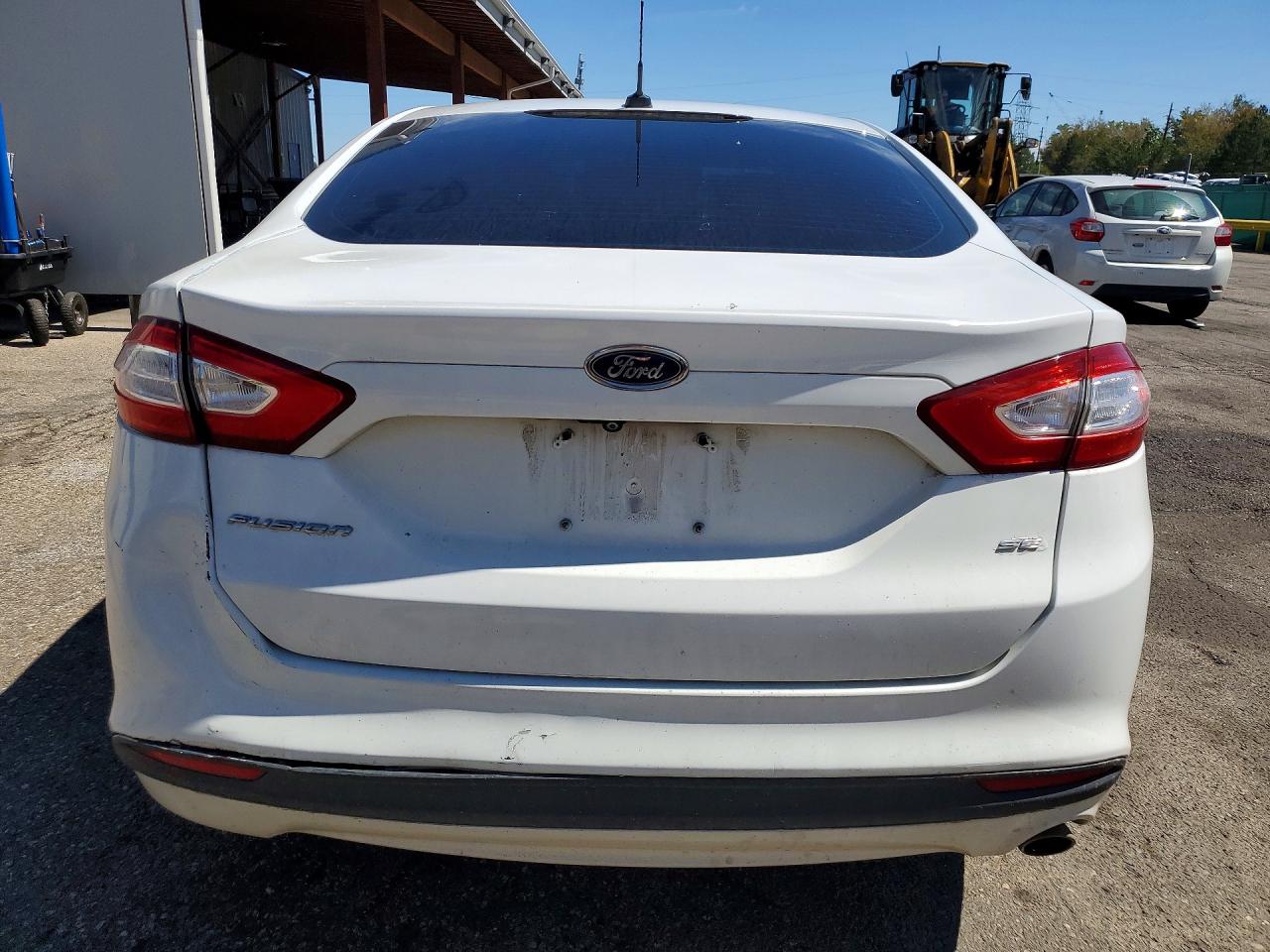 2015 Ford Fusion Se White vin: 3FA6P0H73FR131297